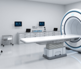 Stock photo of cardiac PET CT scanner