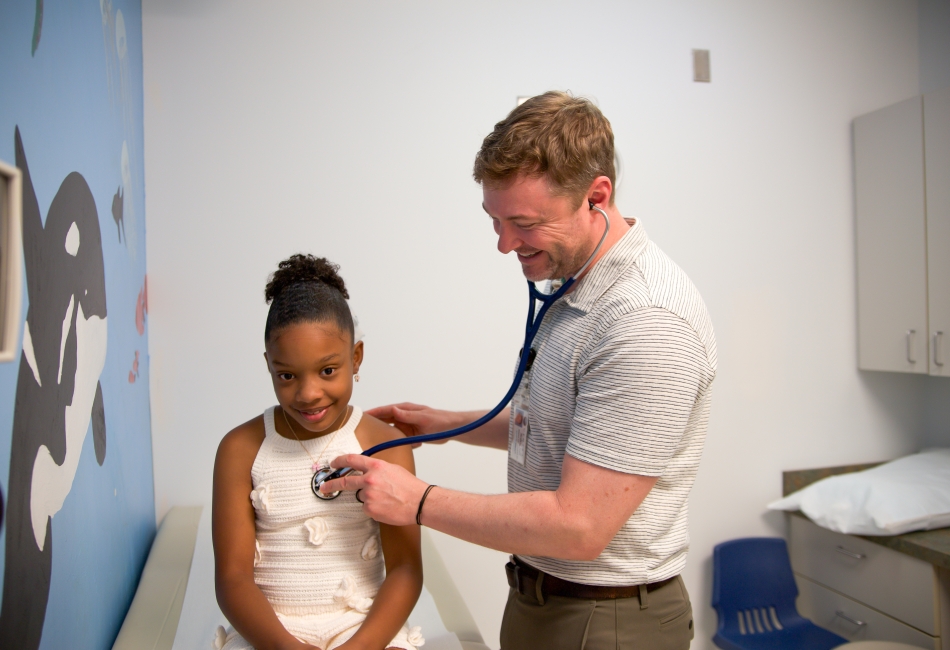Arielle Huffman and Dr. Brent Carothers 